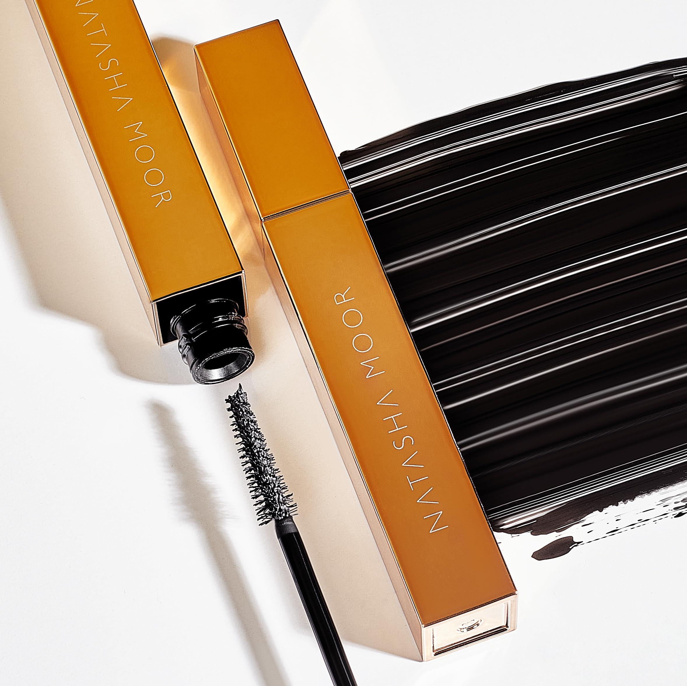 Natasha Moor Moor Power Mascara suitable for day-to-night looks.