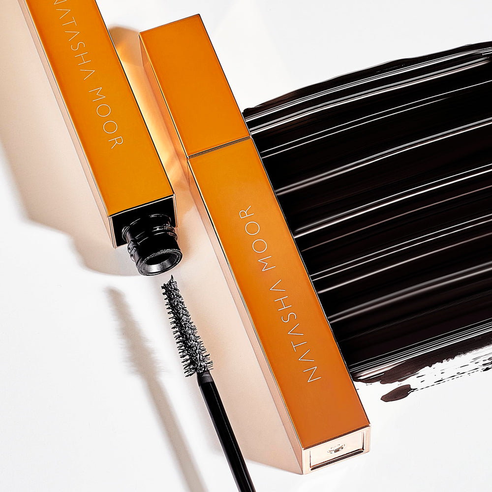 Natasha Moor Moor Power Mascara suitable for day-to-night looks.
