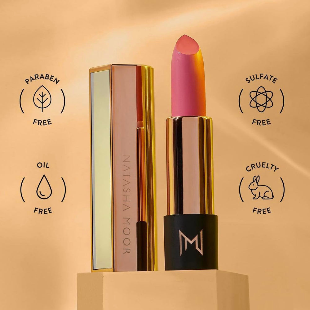 Natasha Moor Silk Suede swatches reveal rich pigment and semi-matte finish