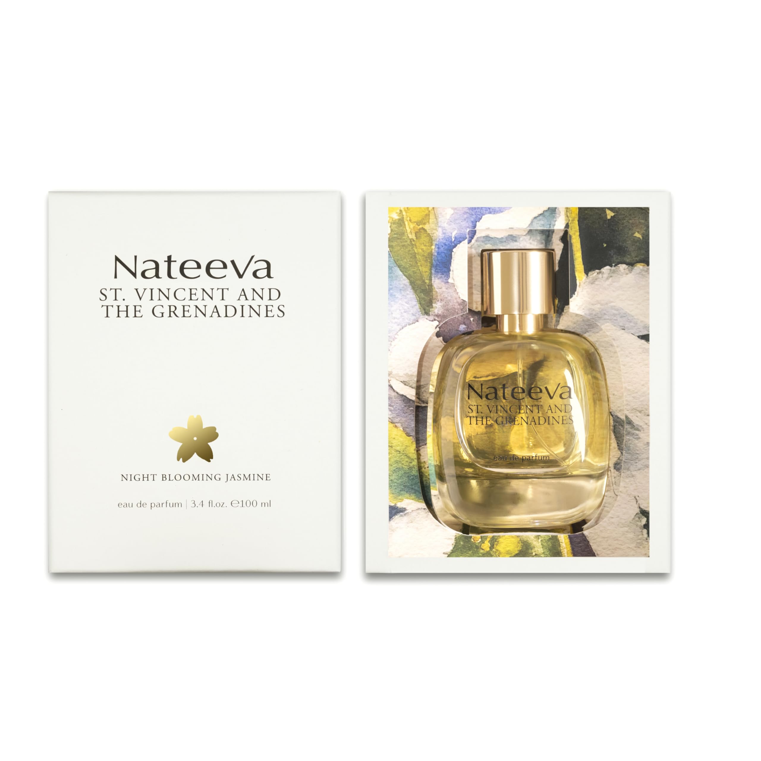 Nateeva Jasmine EDP ambiance shot suggesting tropical mood and allure.