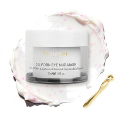 Natener 5% PDRN eye cream patch reduces puffiness and supports skin renewal.