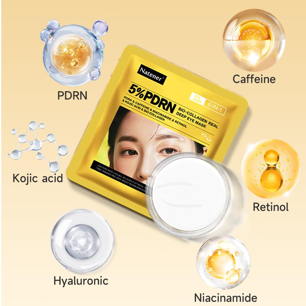 Natener caffeine-infused patches help reduce under-eye puffiness.