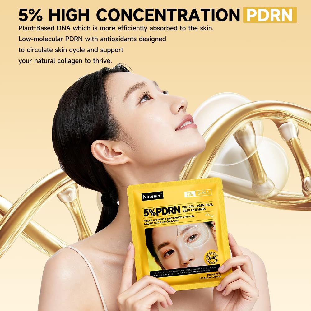 Natener hyaluronic-acid eye patches provide long-lasting moisture.