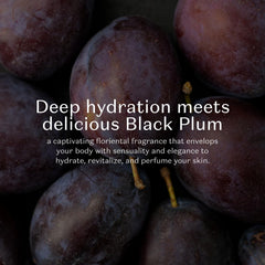 NATIVA SPA Black Plum Body Oil texture on skin for velvety softness