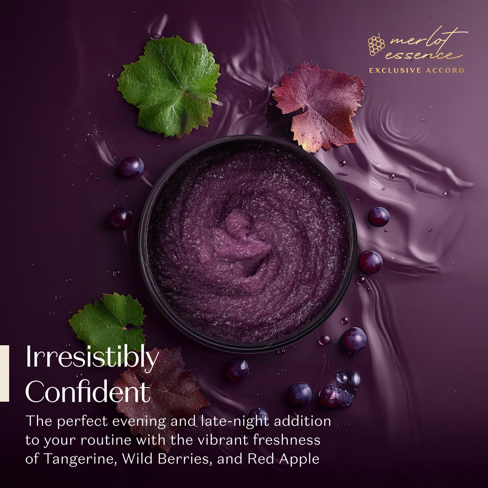 NATIVA SPA Merlot Grape Body Scrub fragrance, elevating your shower ritual.