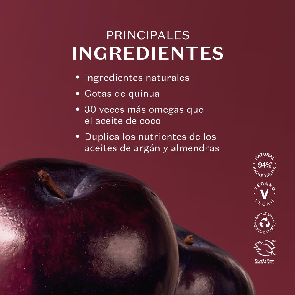 Nativa Spa Black Plum fragrance close-up hints exotic berry-peach aroma