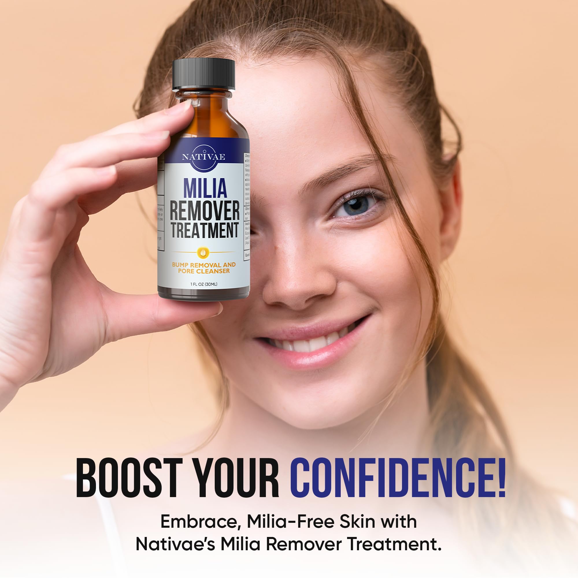 Nativae Milia Remover application under the eye for milia spots