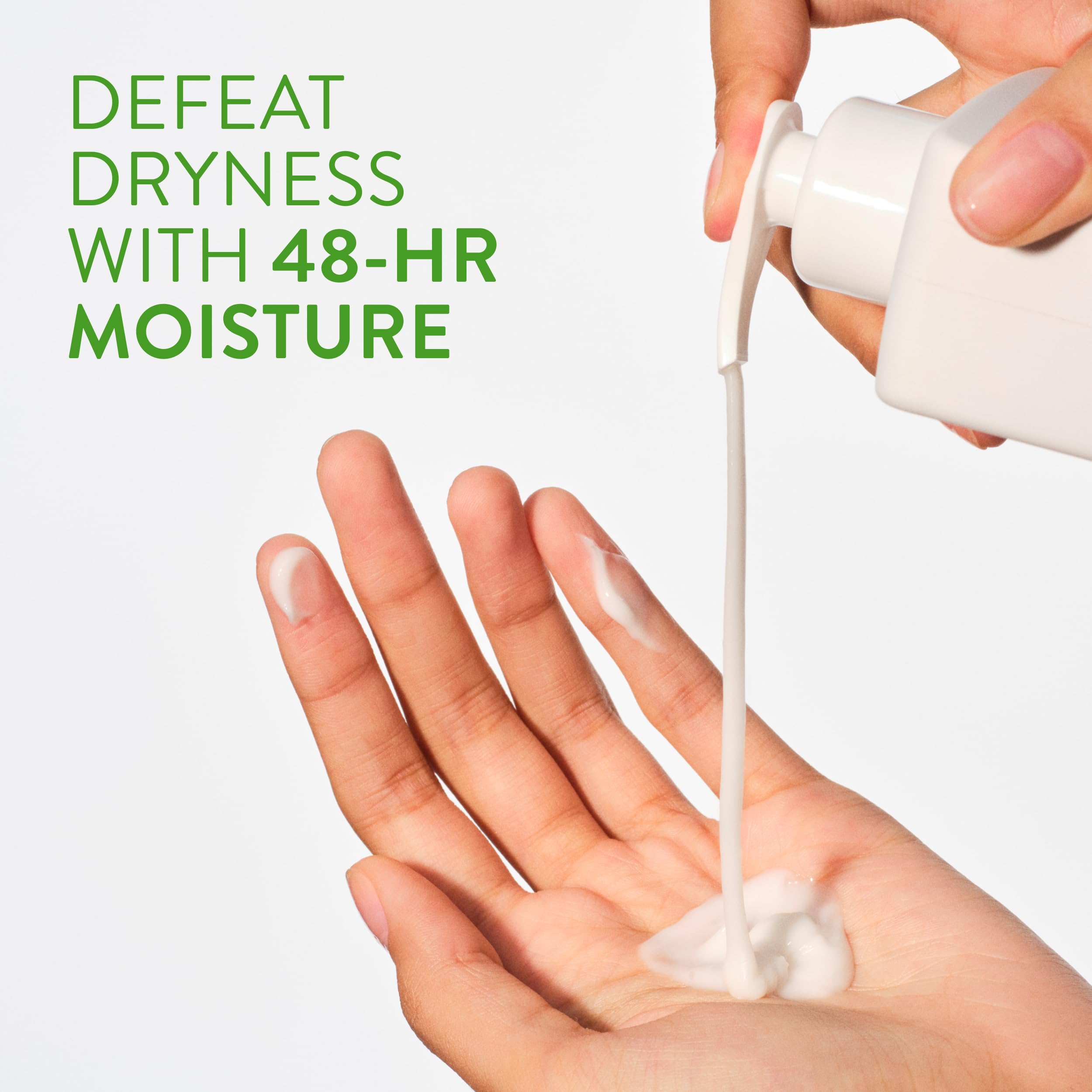 Native Body Lotion pour shows smooth application and fast absorption.