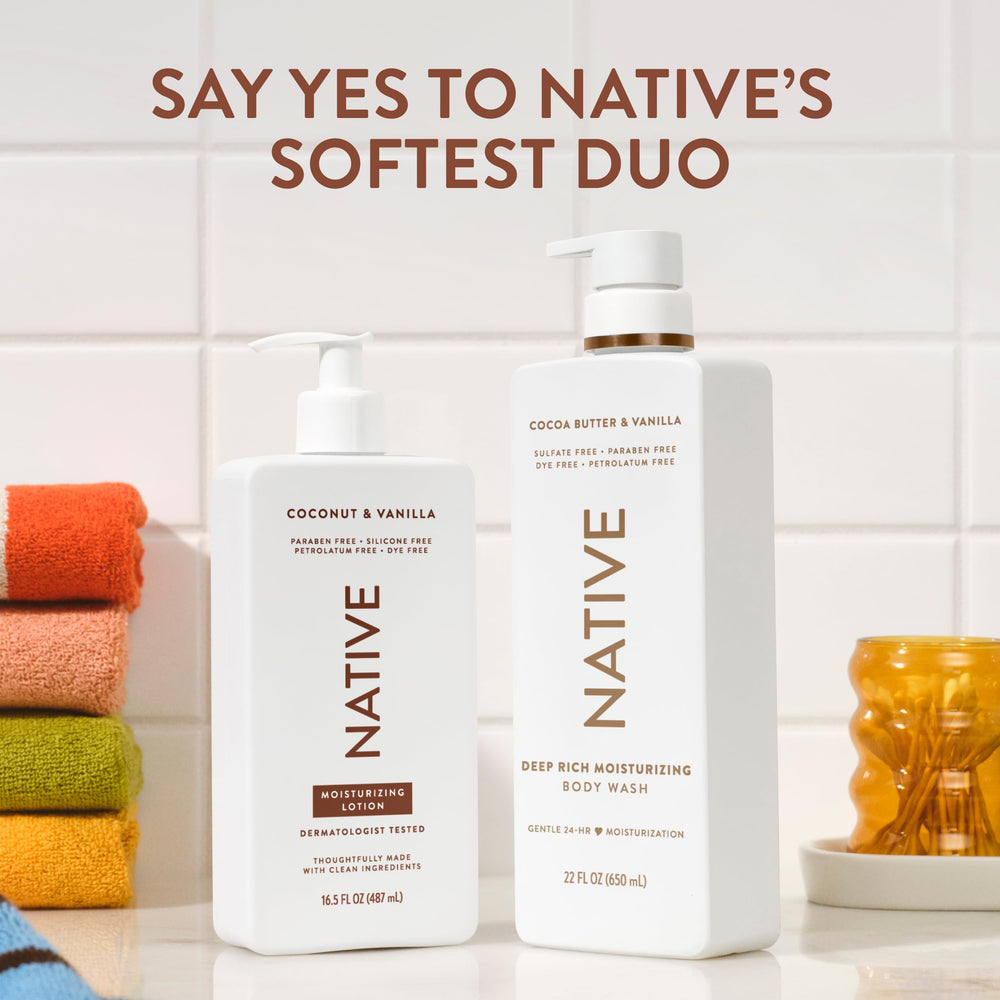 Native Body Lotion as part of a daytime routine