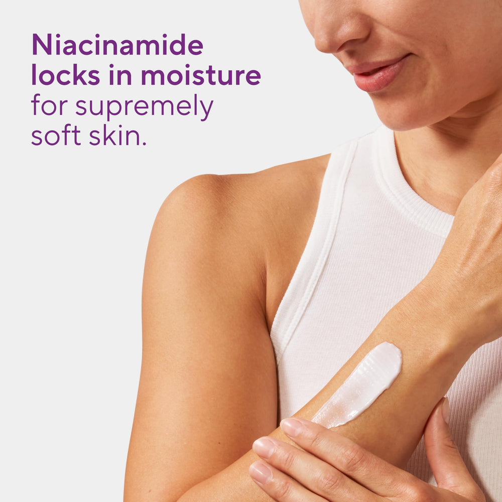 Texture swatch of Native Body Lotion showing light, non-greasy coverage.