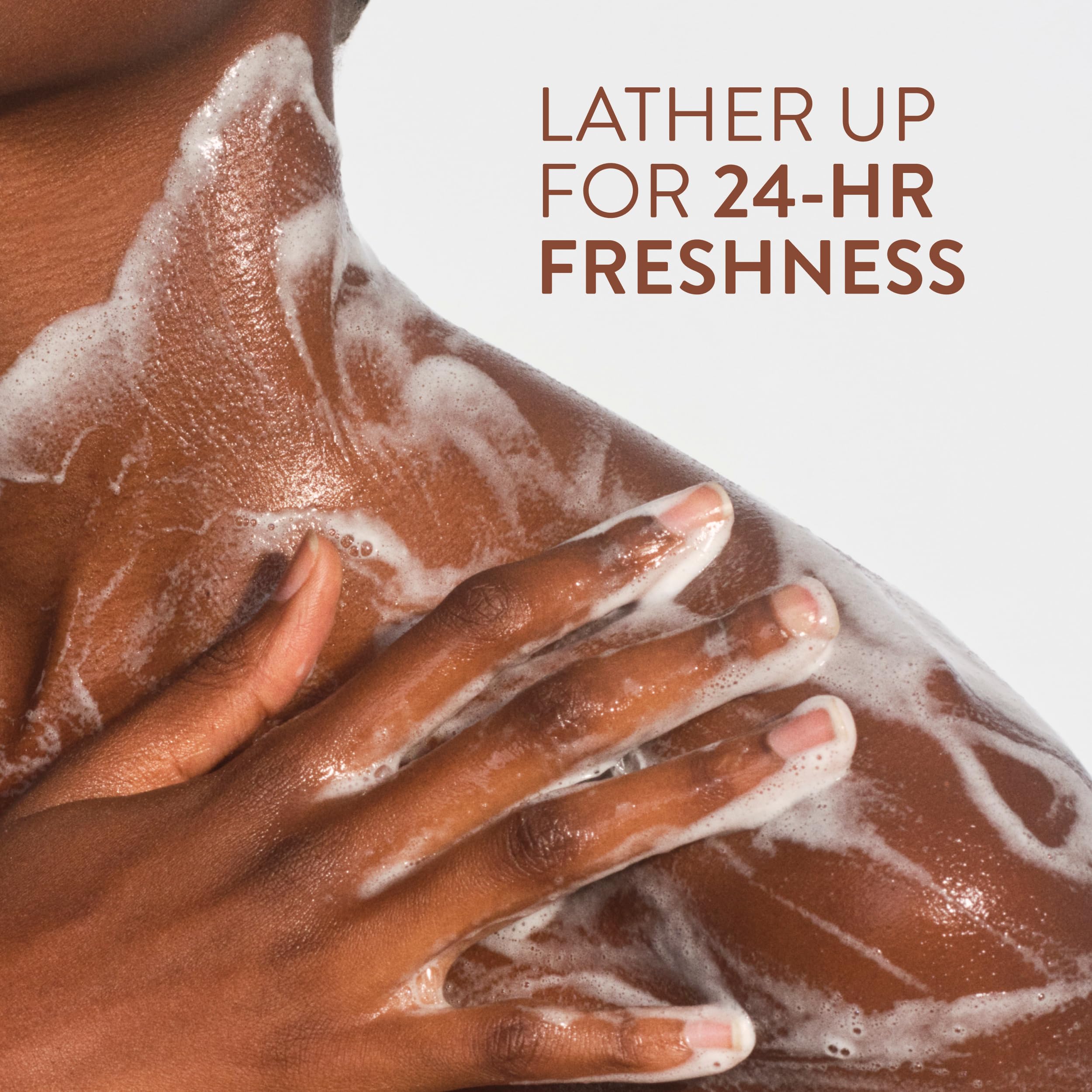 Sulfate-free badge on Native Body Wash communicates gentler cleansing