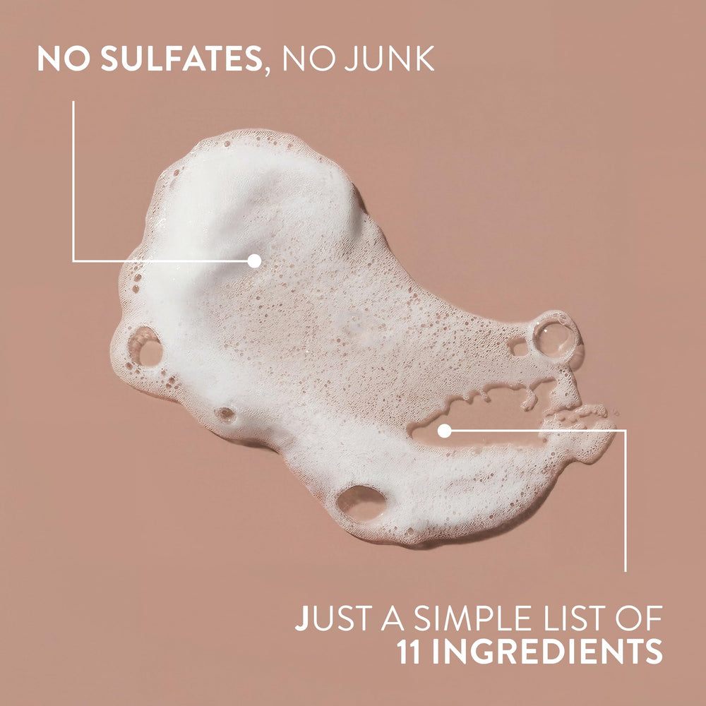 Smooth hair texture and frizz reduction after use