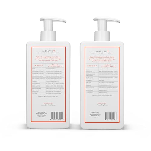 Native conditioner bottle dispense — smooth detangling and easy styling.