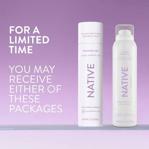Lilac and White Tea aroma provides a refreshing scent.