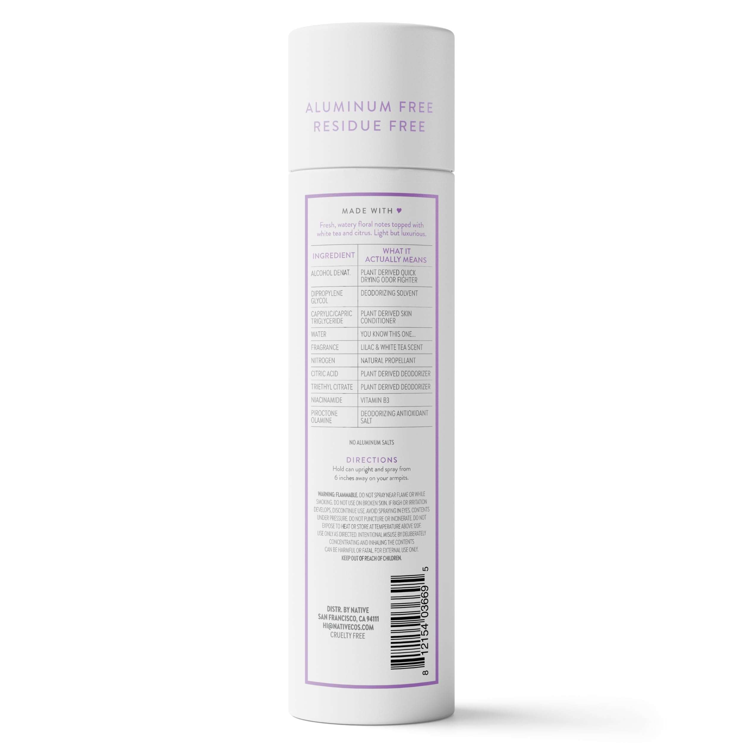 Travel-friendly bottle fits gym bag and carry-on.