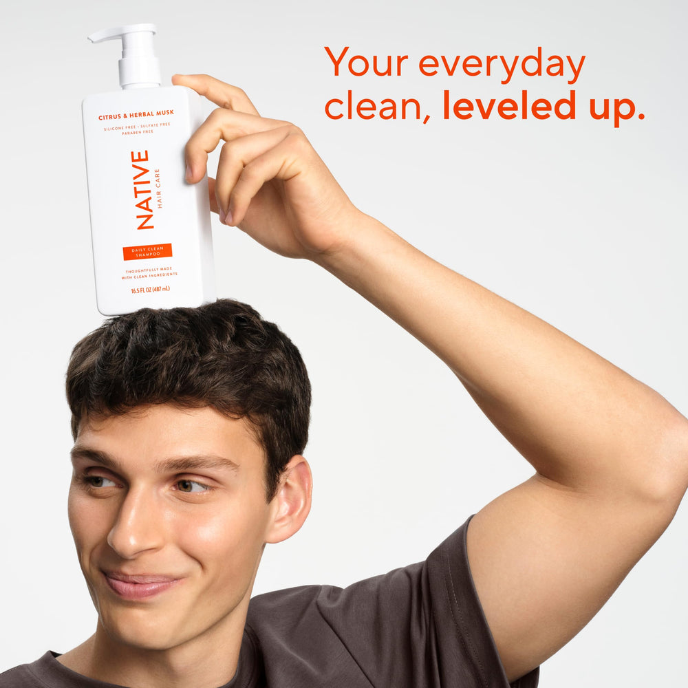 Native ingredients list — naturally derived formula with 10 ingredients.