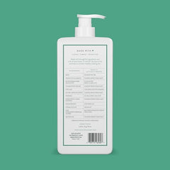 Native label close-up featuring Lily Milk and White Sage, highlighting natural ingredients.