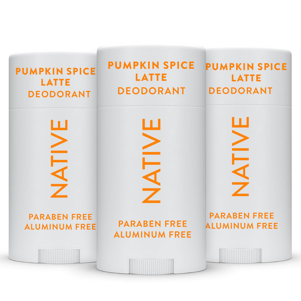 Native pumpkin spice deodorant stick provides all-day odor control for everyday freshness.