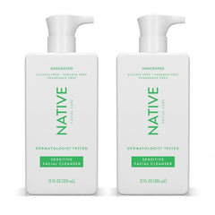 Native Sensitive Face Wash bottle shown for easy daily cleansing and gentle care.