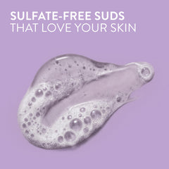 Native sulfate-free body wash hand lather conveys 24-hour freshness and softness.