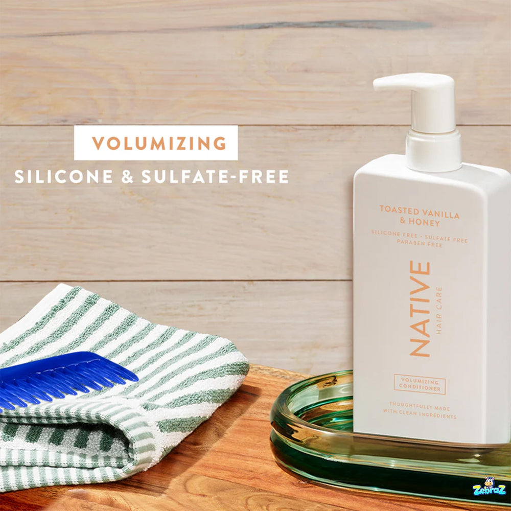 Native conditioner application: massage and rinse for lightweight moisture.
