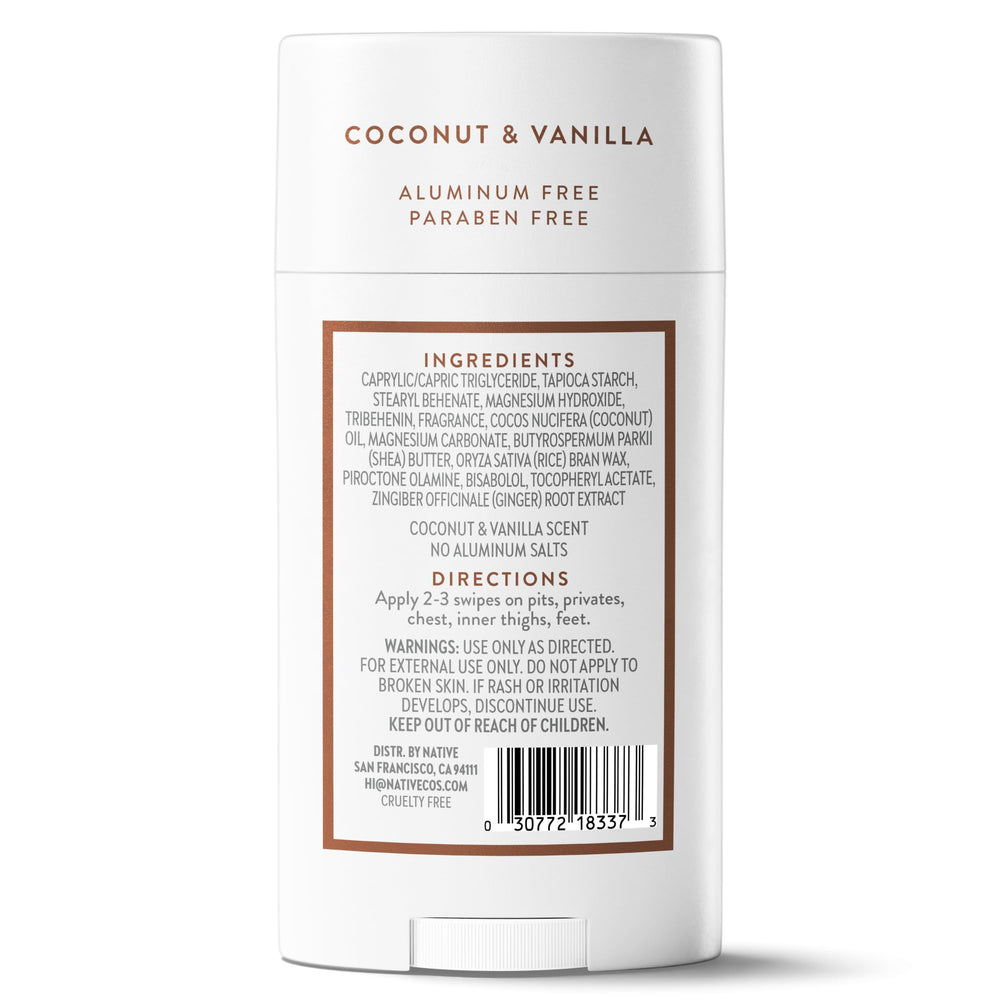 Native Whole Body Deodorant Stick unisex design suits men and women alike