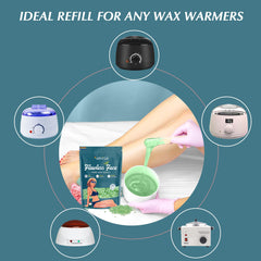 Natreza hard wax beads for chin deliver precise at-home waxing.