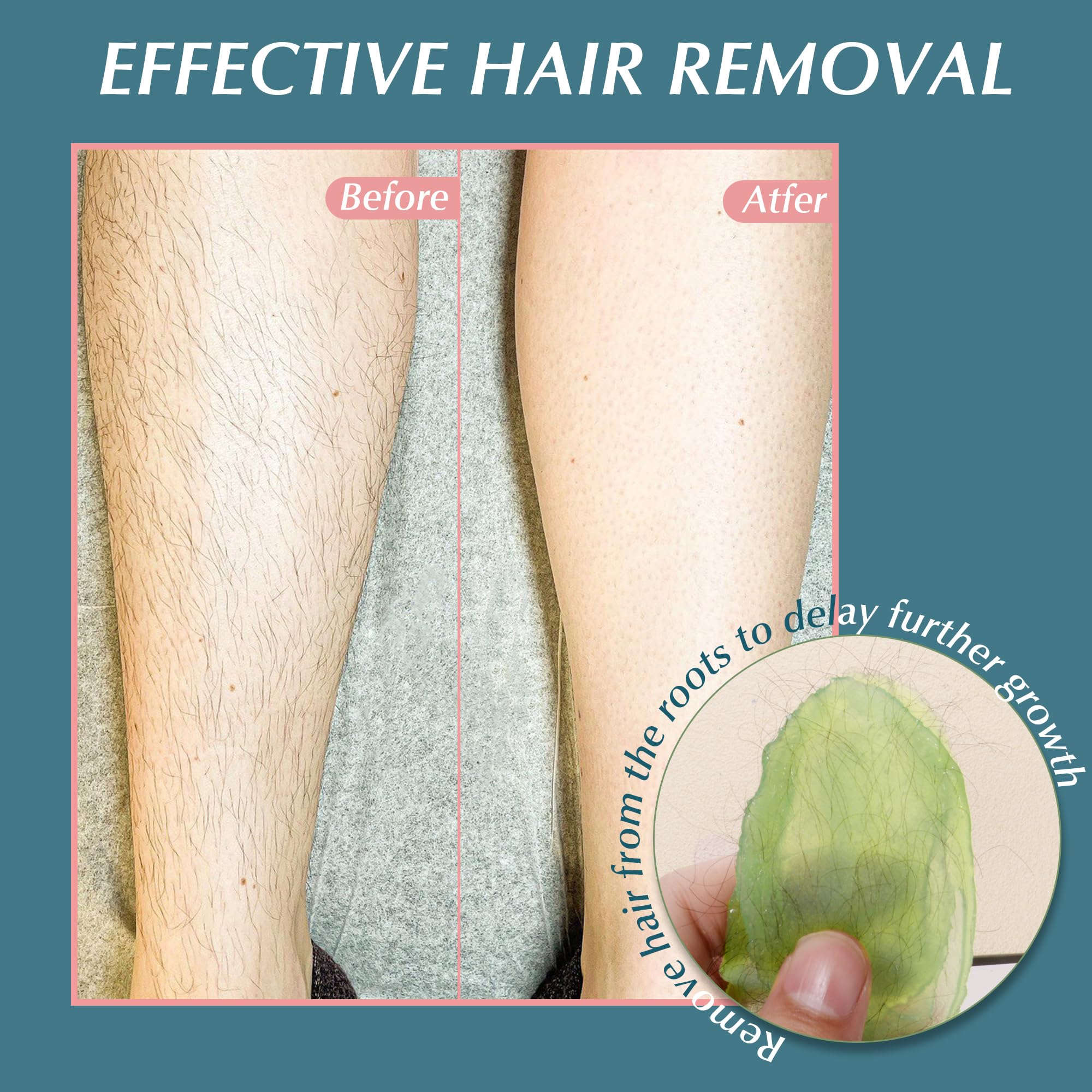 Natreza hard wax beads for upper lip remove fine hairs gently.