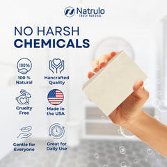 Natrulo soap bar for hands washing with soothing touch