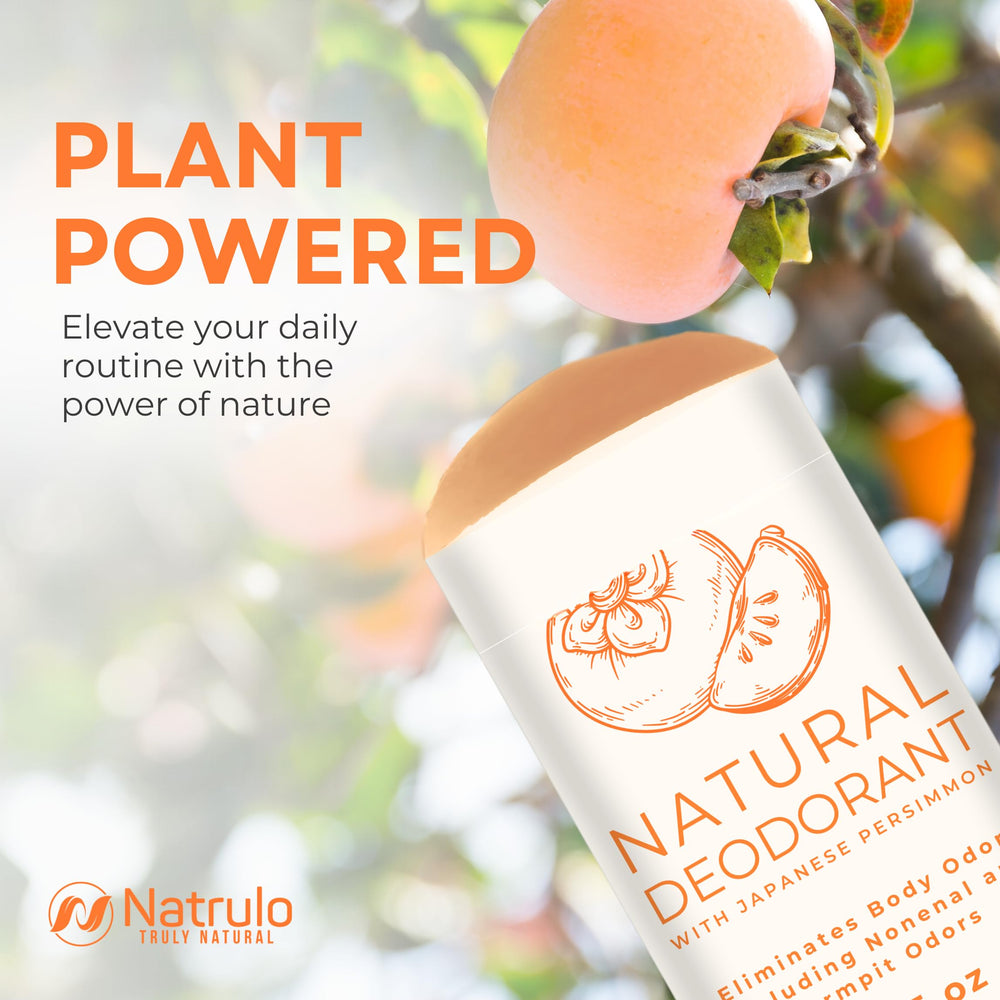 Natrulo Persimmon Deodorant offers 24-hour freshness.