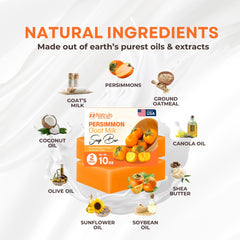 Ingredients highlight persimmon and goat milk for natural skincare