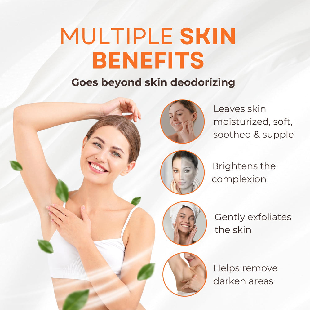 Soap lathering on skin delivering soothing hydration and brightening potential