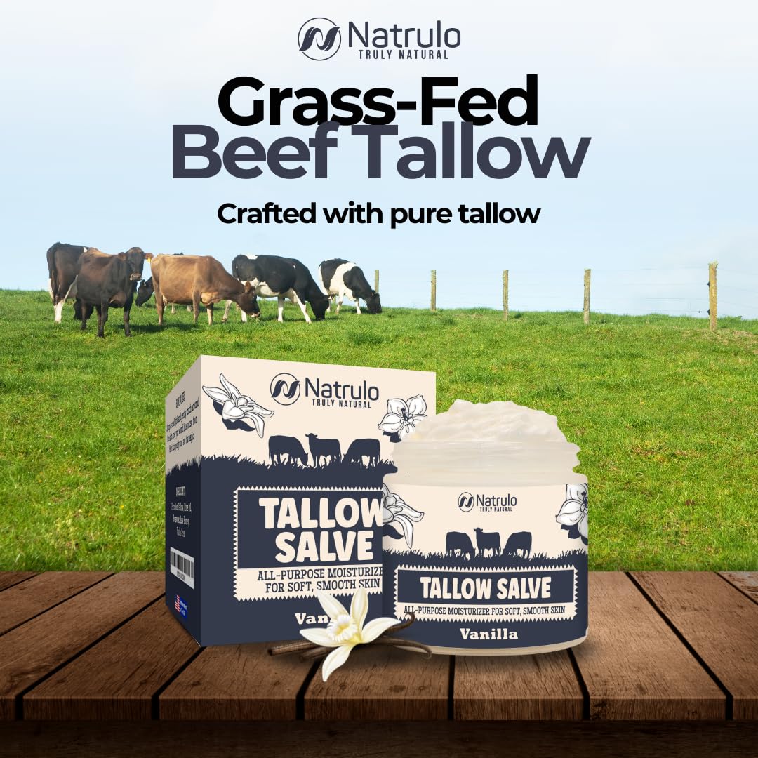 Product packaging with brand logo and natural ingredients ethos