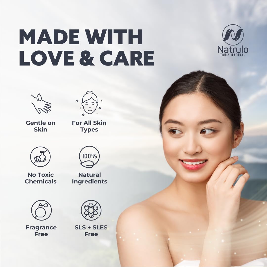 Natrulo unscented dye-free soap for sensitive skin close-up