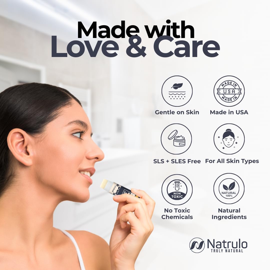 Natrulo vitamin-rich lip balm nourishes lips with A D E K