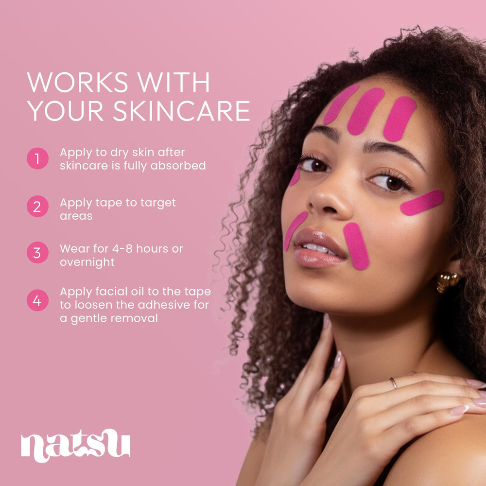 Natsu cotton-spandex breathable tape offers comfortable overnight wear