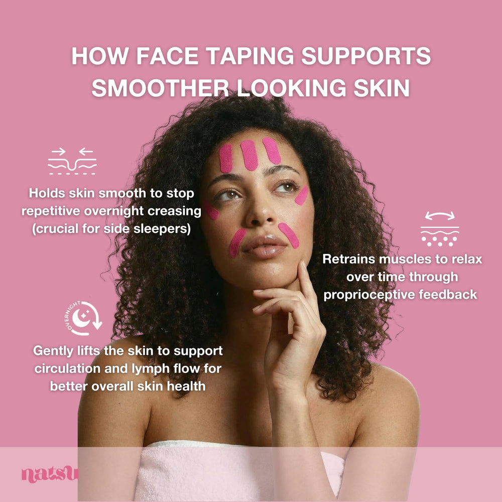 Natsu smile lines tape at mouth corner for gentle nightly smoothing