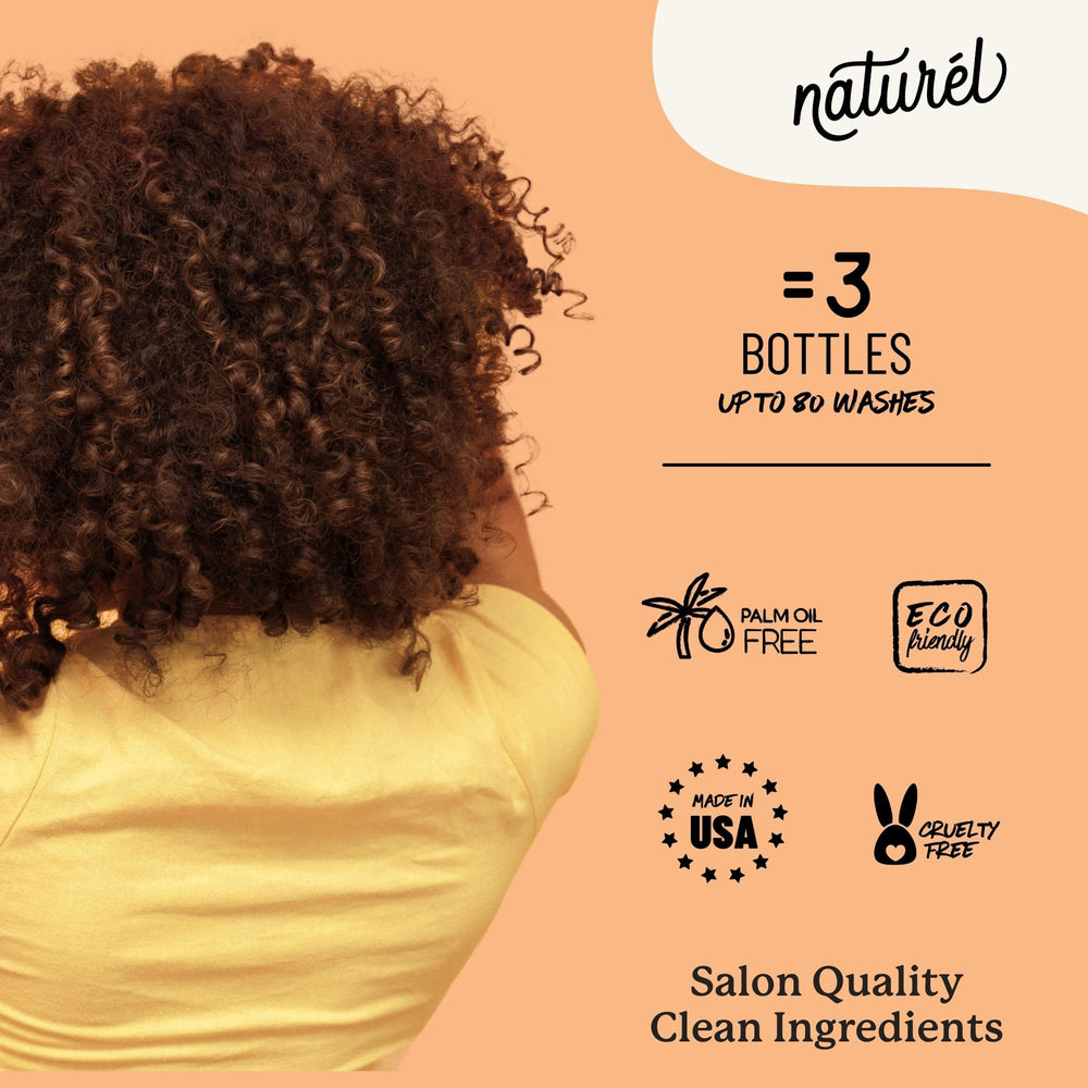 NATURÉL Relax colloidal oatmeal detail adds body and nourishment to dry hair.