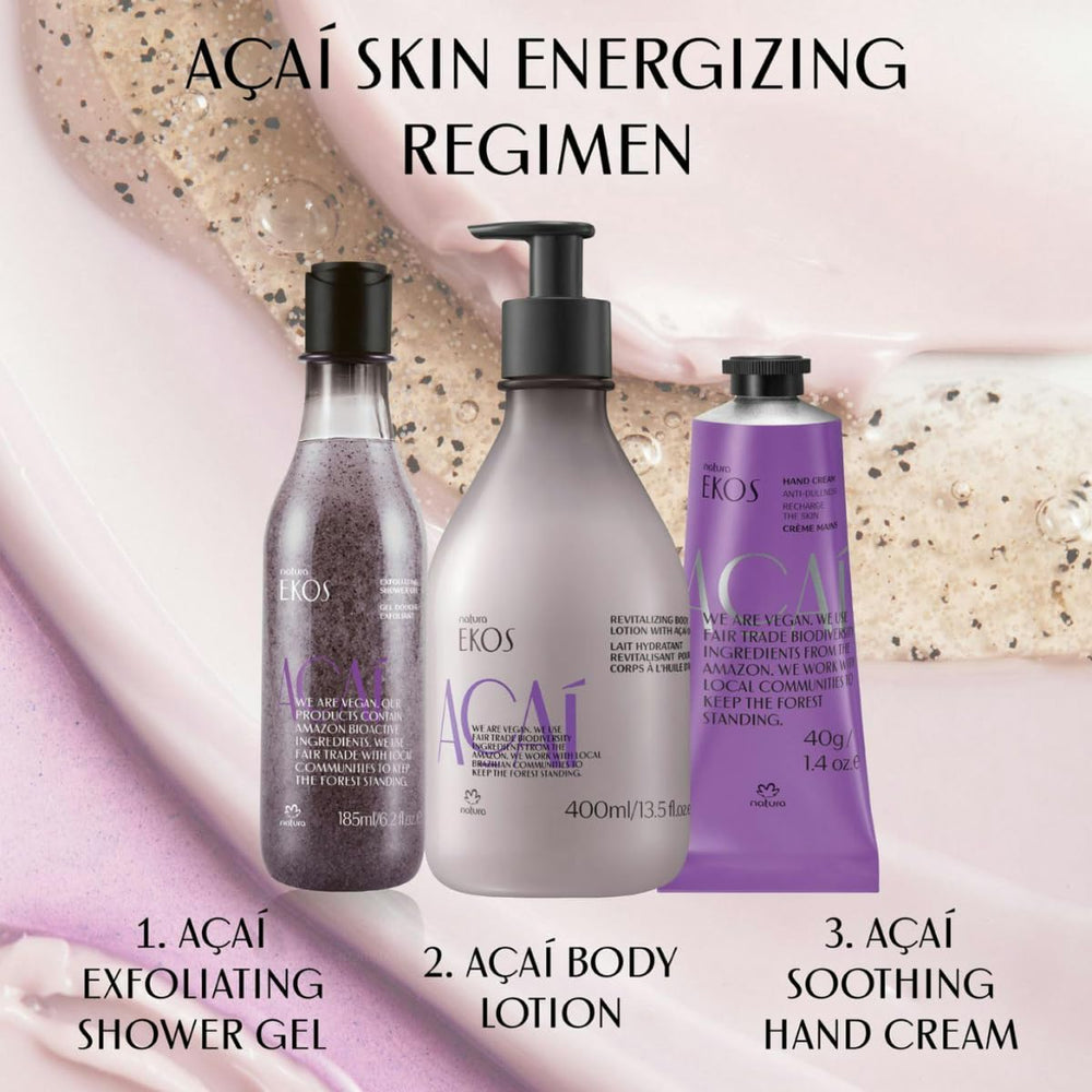 Natura Açaí Body Lotion for dry skin providing long-lasting hydration