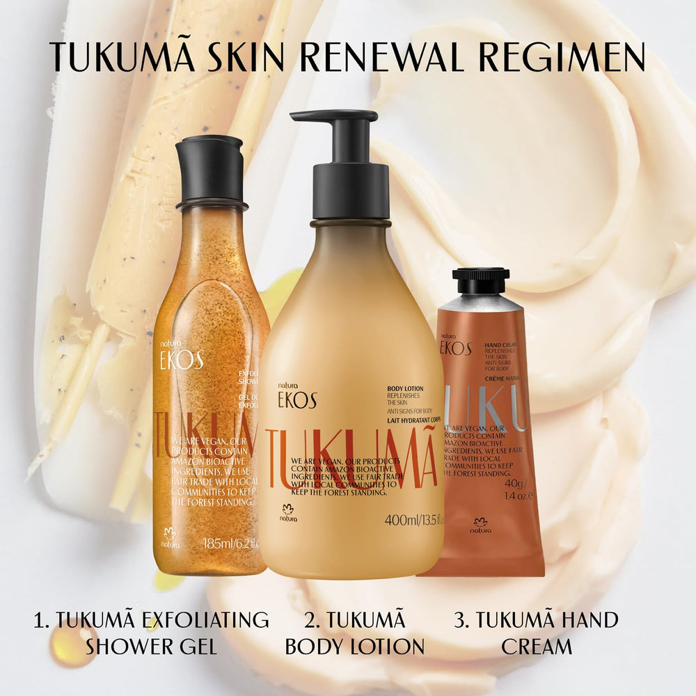 Brazilian biodiversity-inspired formula by Natura for hydration.