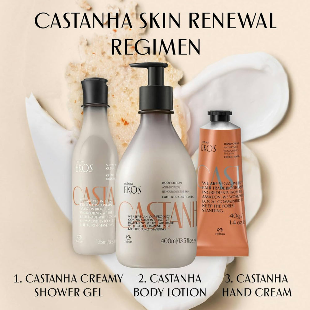 Natura Castanha Amazonian beauty ritual inspiration for care.