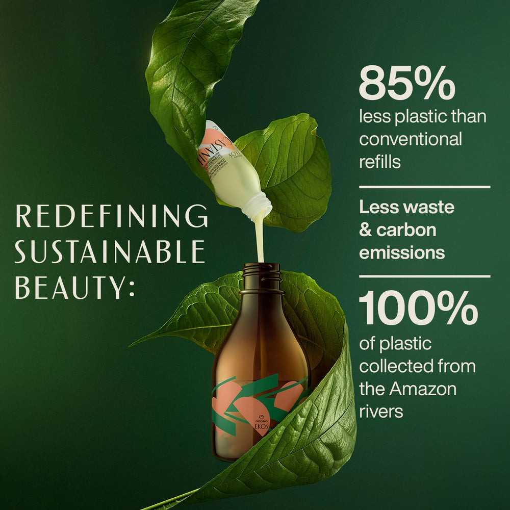 Indulgent self-care moment featuring Natura Castanha lotion on skin