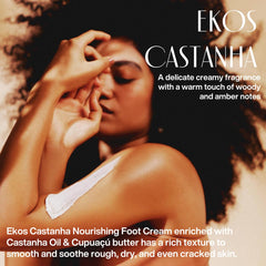 Natura Castanha Brazil nut oil drop highlights nourishing skin.