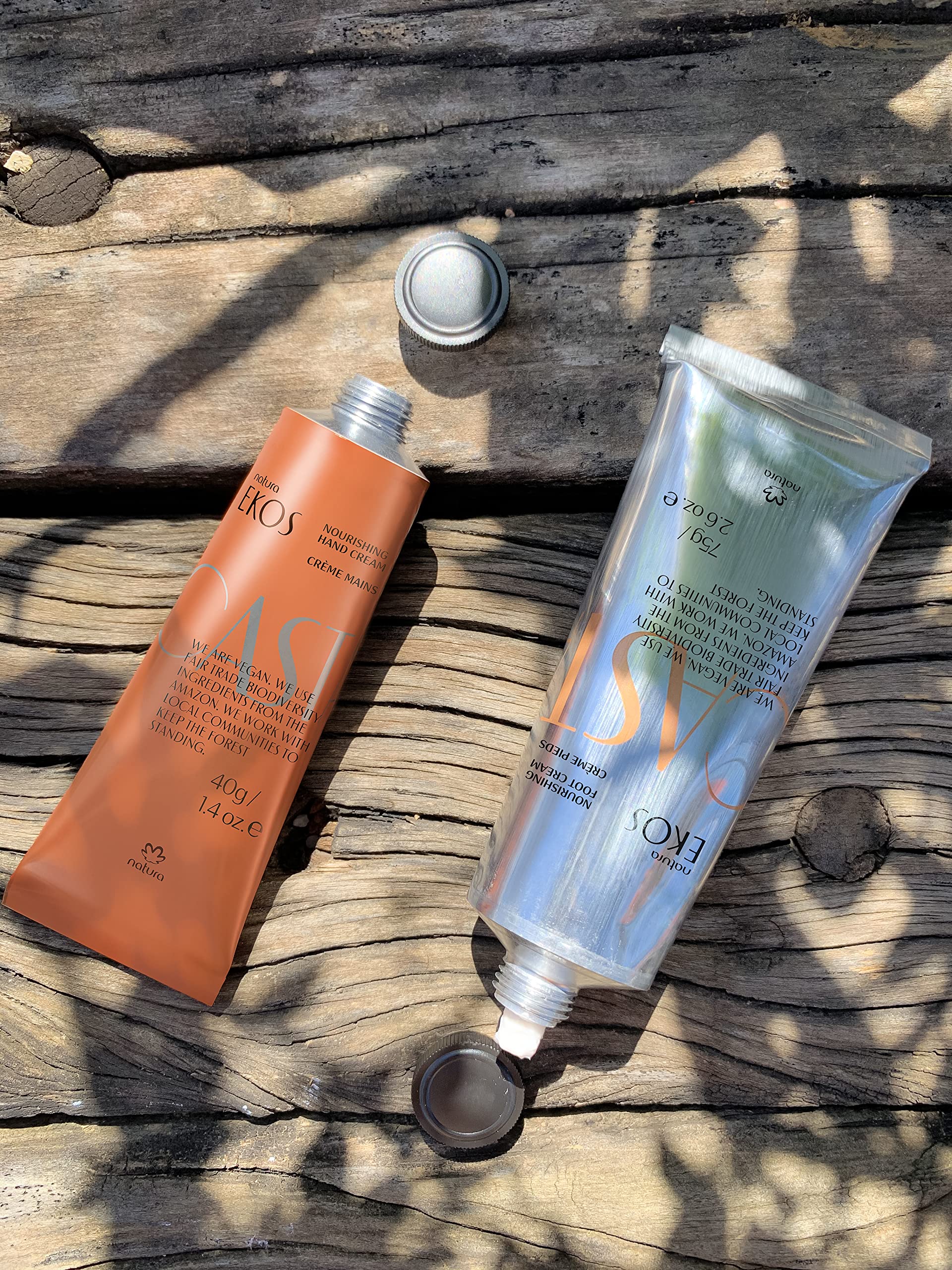 Natura Castanha feet feel silky after use.