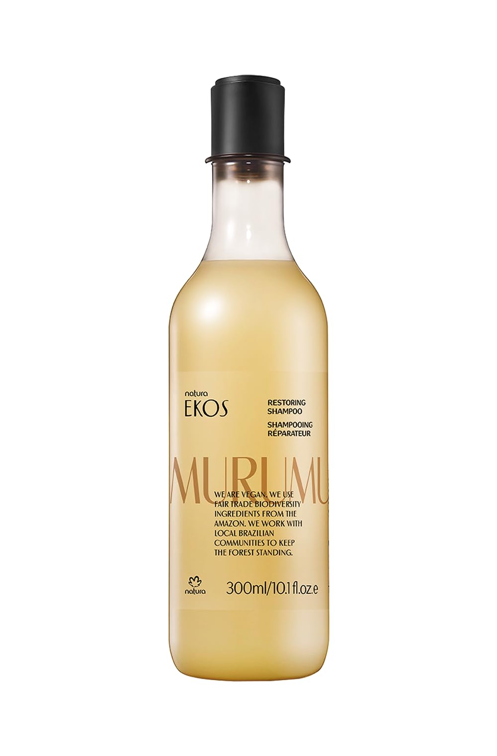 Natura Ekos Murumuru Restoring Shampoo bottle for gentle cleansing and hydration