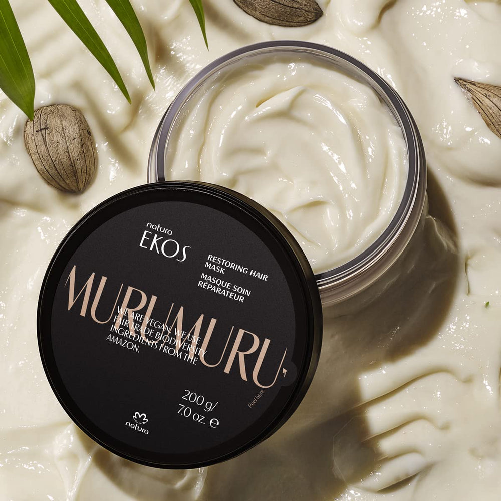Natura Ekos Murumuru vegan cruelty-free badge communicates ethical beauty values