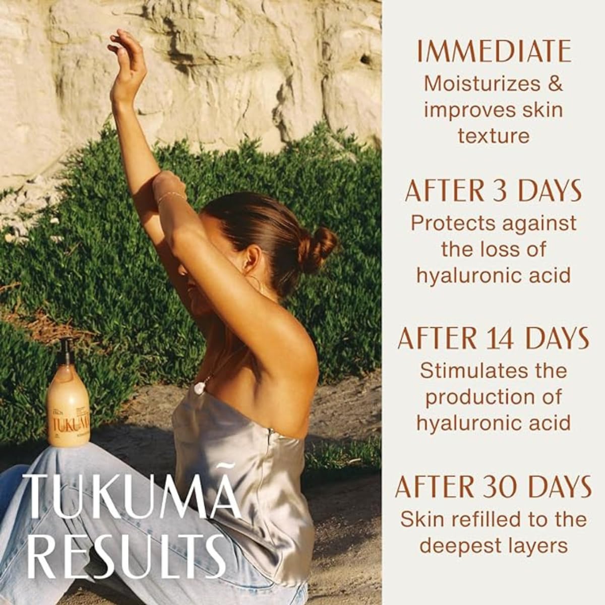Tukumã butter image showcasing natural ingredient used in lotion.