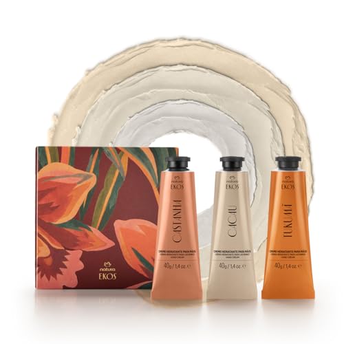 Natura Ekos Tukumã hand cream 40g with renewing butter for smoother skin.