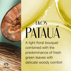 Natura Patauá Strengthening Shampoo Ekos highlights Patauá oil for nourishment.