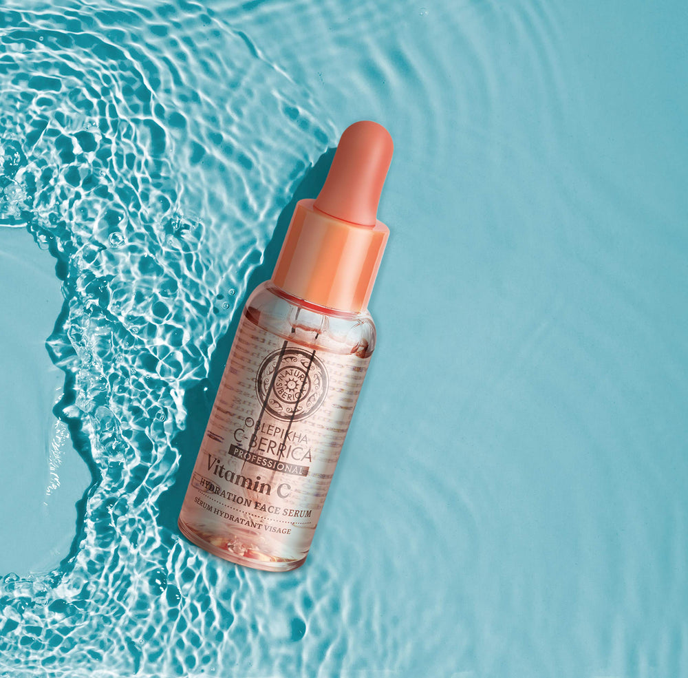 Natura Siberica C-Berrica serum light texture absorbs quickly on skin.